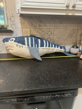 Huge 36" Stuffed Animal Plush Blue Shark