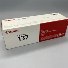 Genuine CANON 137 Black Toner Cartridges NEW SEALED Image Class