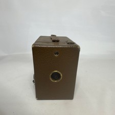 Eastman Kodak Vintage Brown Box Camera Patented Feb 1, 1919 Made in USA