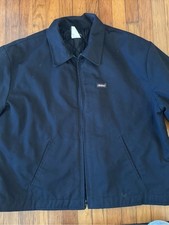 Vintage Dickies Eisenhower Quilted Work Jacket Black Size XL