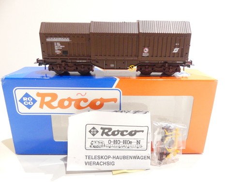 Roco H0 46772 Teleskophaubenwagen Shimmns der ÖBB AC in OVP G5830 | Zustand: Gebraucht