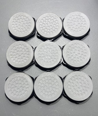 Lot of 9 Icotek KEL-DPZ 63/35 Round Cable Entry Plate 43763 M63 x 1.5 Gray