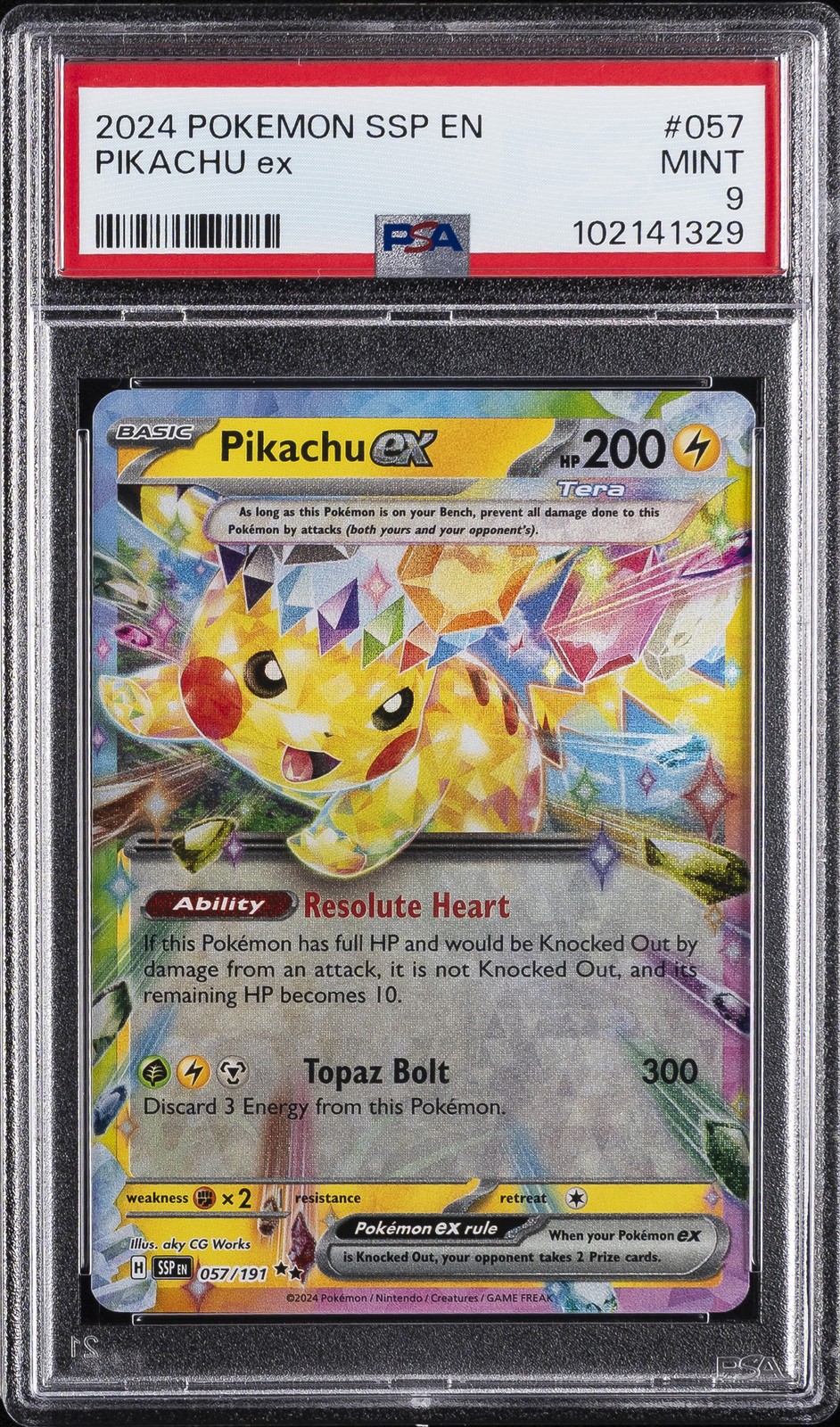 Pikachu ex #57