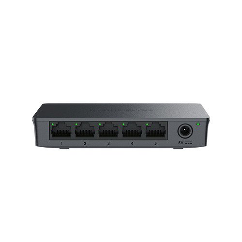 GWN7700 Unmanaged Network Switch, 5x GbE RJ45, plastic case, 5V/0.6A PSU