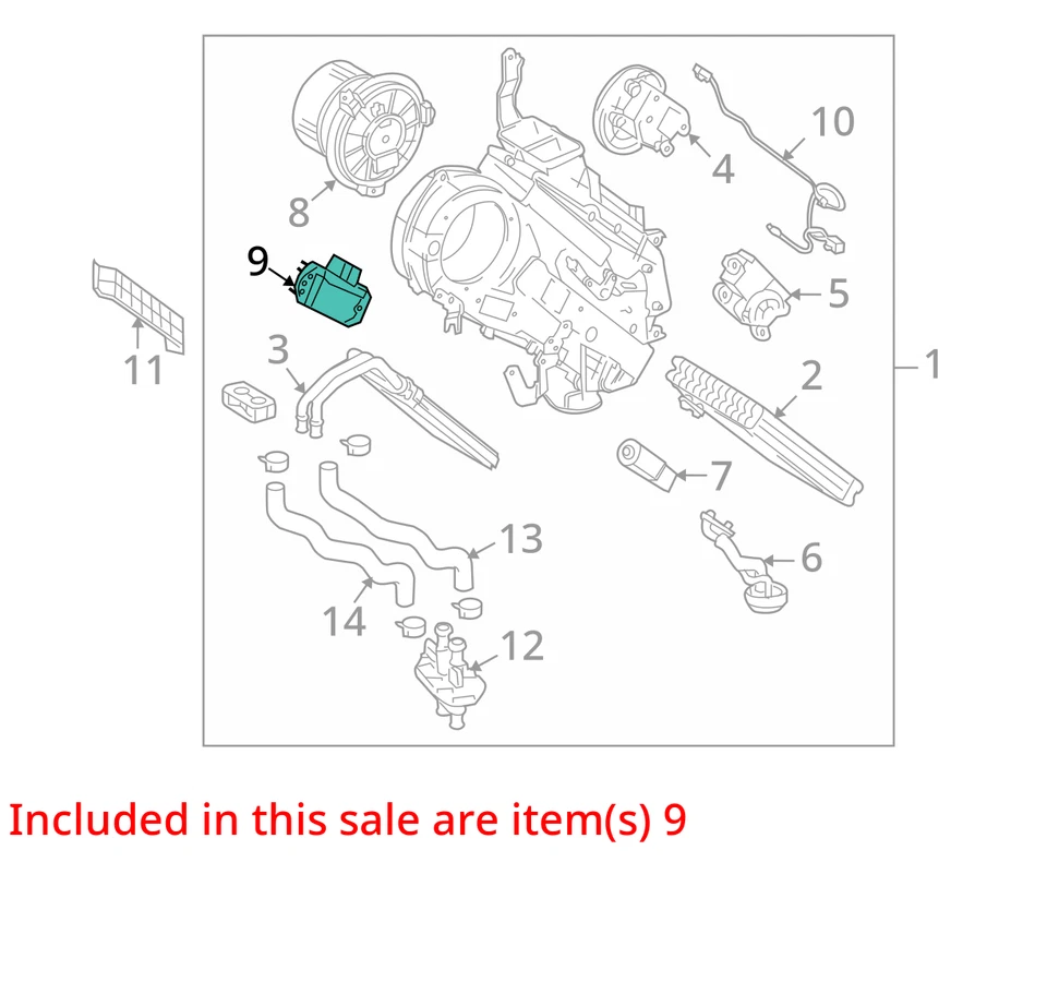 Chasis ECM Temperatura Calentador Carcasa Trasera Se Adapta 08-11 13-16 LEXUS LX570 Foto 4 de 4