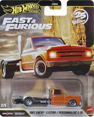 Hot Wheels PREMIUM 1967 CHEVROLET CHEVY CUSTOM C-10 FAST & FURIOUS 25 JAHRE