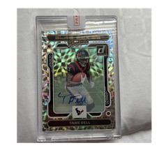 2023 Panini Donruss Elite Series Rookies Tank Dell #21 Rookie Auto /50 SGC