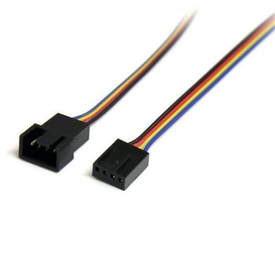 StarTech.com FAN4EXT12 30cm 4 Pin Molex Lüfter Verlängerungskabel St/Bu