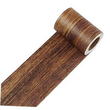 3"x236" Wood Border Wallpaper Peel and Stick Wood Grain Wallpaper 3" x 236"