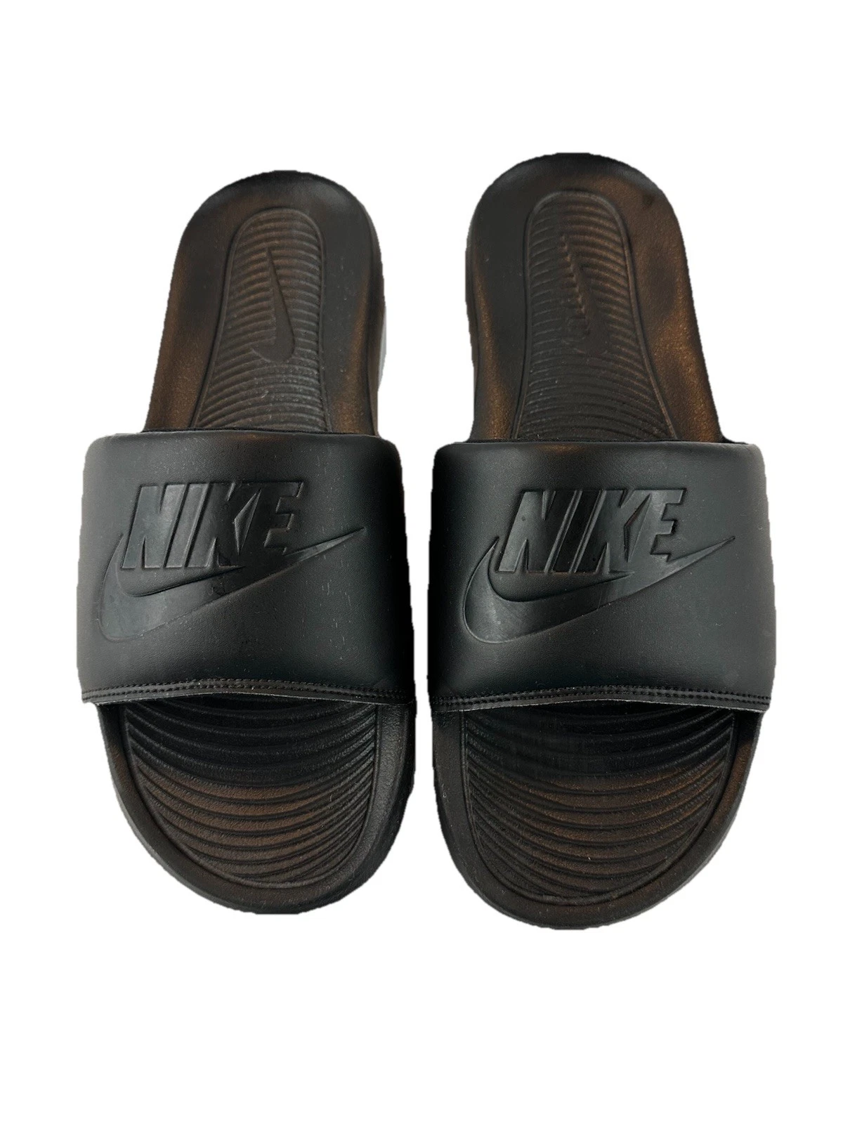 Nike Victori One Slides Uomo Taglia 12 Sandali comodi neri slip on CN9675 003