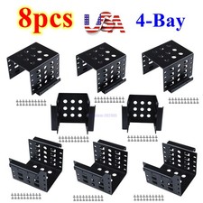 8x 3.5" to 2.5" HDD Caddy Hard Drive Bracket Hard Disk Box Expansion Rack 4 BAY