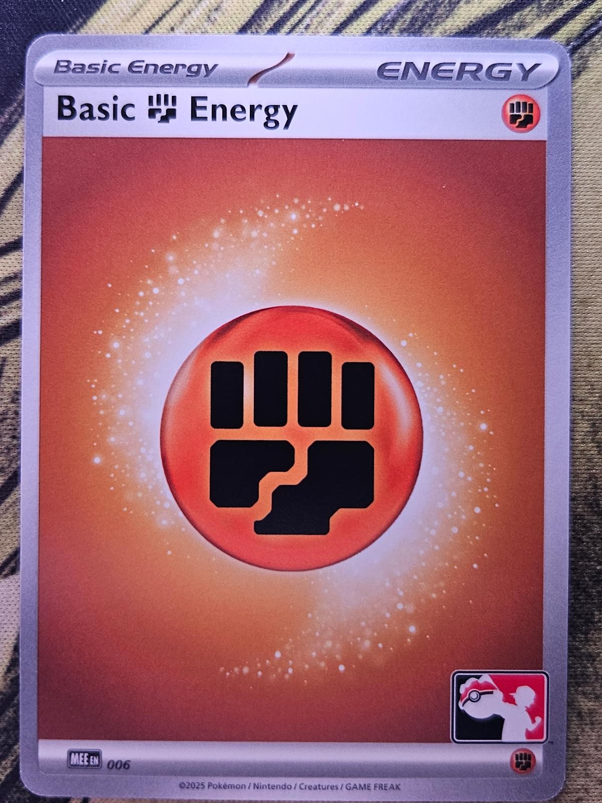 Basic Fighting Energy 006 Prize Pack Series Cards Pokemon LP