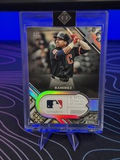 2025 Topps Transcendent Collection Jose Ramirez 1/1 Laundry Tag Patch Card