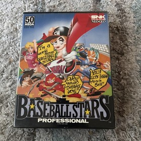Baseball Stars Professional SNK Neo Geo AES US Version Authentic,
