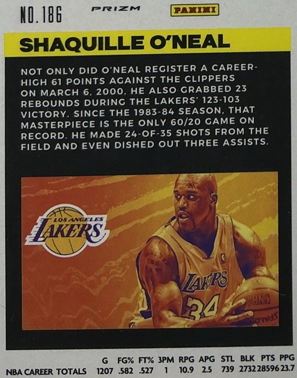 Shaquille O’Neal PSA 10- 2020 Panini Flux ‘Pulsar’ -LSU, Magic, Lakers. Celtics view 7