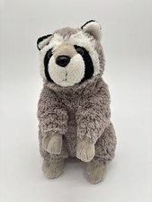 Wild Republic Raccoon Plush Sitting Stuffed Animal 12" Gray