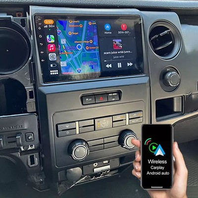 For 2009-2014 Ford F-150 Wifi  Carplay Radio Android 13.0 RDS GPS Navi AHD