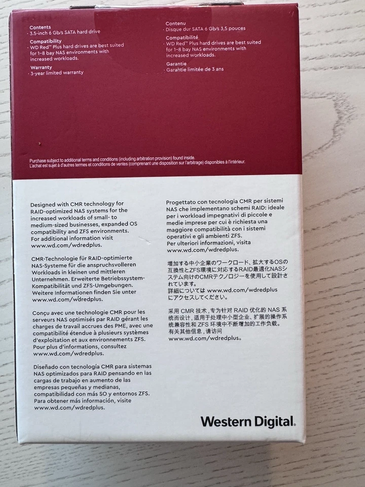 Western Digital 4TB WD Red Plus NAS SATA HDD Internal Hard Drive HDD - WD40EFPX - Image 2 of 4