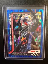 2025 Topps Chrome F1 Max Verstappen Blue RayWave Refractor /150 #97 Formula 1