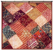 40' Dinning Room Wall Covering Tapestry Wall Hanging Patchwork Art Embroidery