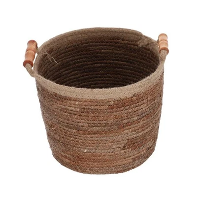 Geflochtene Körbe Zur Aufbewahrung Wäschekorb Mit Tragegriffen Clothes Basket - Bild 1 von 4