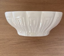 Vintage Haeger White Greek Key Geometric Patt...
