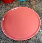 FIESTA WARE HLC USA Pizza Cookie Tray Plate 12" D ~ PINK