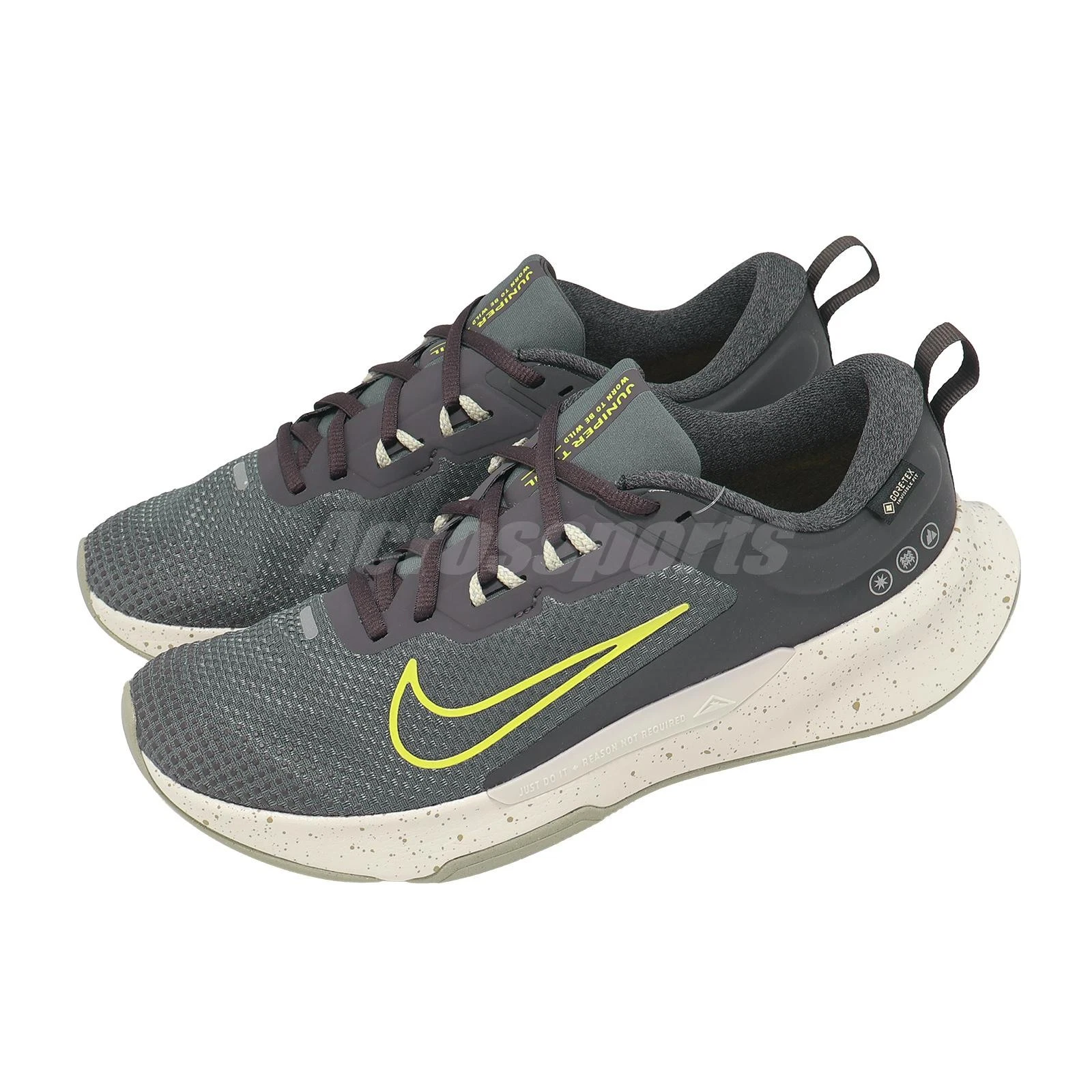 Nike Juniper Trail 2 GTX V2 Gore-Tex Grey Yellow Men Trail Running HM9734-200