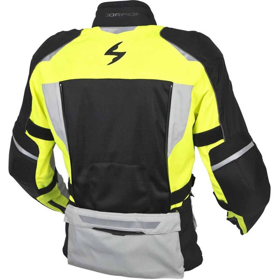 Scorpion Yosemite Mens Textile Motorcycle Jacket Hi-Viz Yellow/Black/Gray - Image 2 of 3
