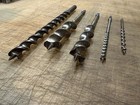 5 Antique Auger Bits - Drill Bits For Hand Bit & Brace Vintage Craftsman & Other — photo 5