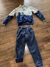 Lot 2 Boys Youth Gap Winter Sweater Joggers Sherpa Lined Size 10-12