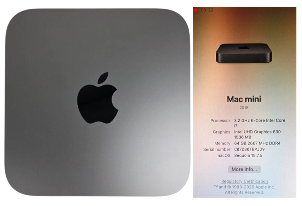 Apple Mac mini 1 TB SSD (Solid State Drive) Apple Desktops & All