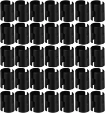 40-Packs Wire Shelf Clips,Wire Shelving Shelf Lock Clips for 1″ Post Replacement