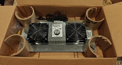 New Tjernlund V2D Underaire Crawlspace Ventilator Fan Moisture Reducing 220 CFM