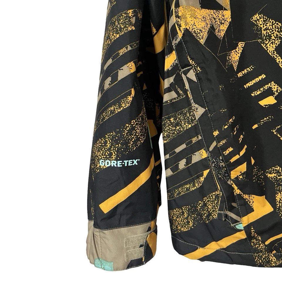 Volcom Mens Gennerman RECCO Snowboard GORE-TEX Jacket Size M Graphic Print - Image 4 of 4