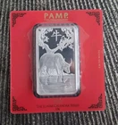 🔥2021 Pamp Suisse Lunar Ox 100gram (3.2oz) .999 Silver Bar in Card-Hard to Find