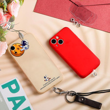 50 Pcs Phone Lanyard Tab Universal Phone Tether Patches TPU Replacement Patch...