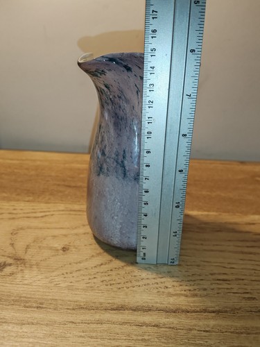 Jolis Vase En Pate De Verre Soufflé Signé Quénu 2004 A Saisir - Bild 6 von 9