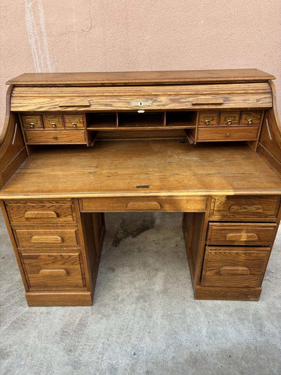 事務机・学習机 Vintage Roll top Desk Vintage Roll Top Desk In Antique Desks & Secretaries (1900-1950
