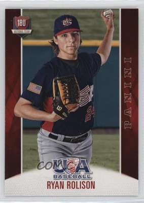 2015 Panini USA Baseball Box Set 18U National Team Ryan Rolison #45 0j9e