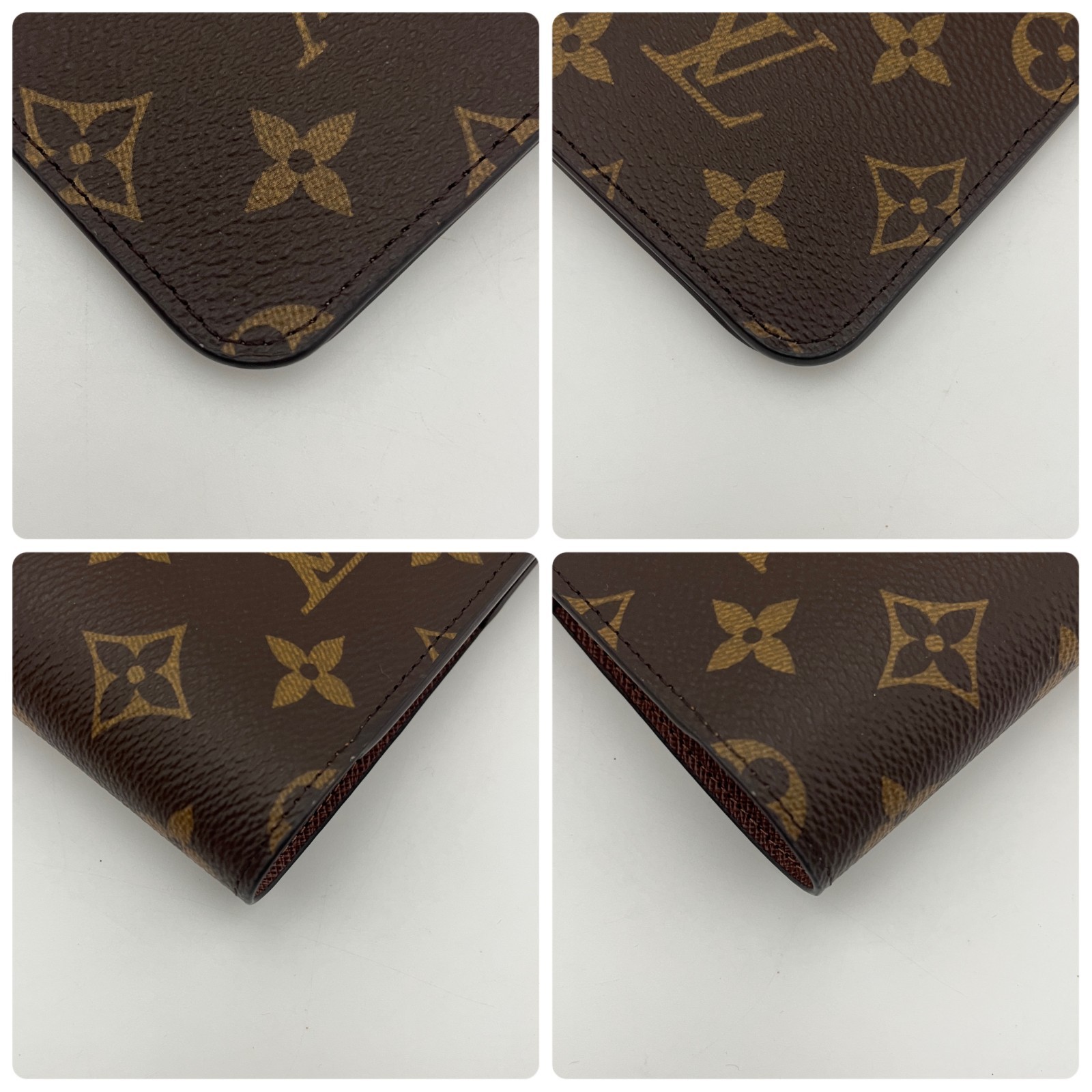 Louis Vuitton Monogram Agenda Bureau R20100 Note Cover Brown RFID A230 thumbnail 4