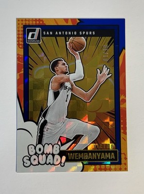 2024-25 Donruss Victor Wembanyama Bomb Squad Checkerboard /30 SP #BS-1 # MATCH!