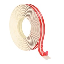 Wall Corner Protector 0.8" x 19.7 Ft, Self Adhesive Wall Guard Beige Wood Grain