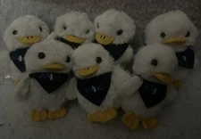 Aflac Mini Duck Key Backpack Clip Plush- 7 Total