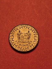 1966 🇸🇷 SURINAME ONE 1 CENT WORLD COIN KM#11 ALM-UNC DETAIL W LUSTER FREE SHIP
