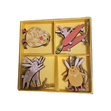 John Lewis Easter Wooden Animal Hanging Decorations Set Of 6