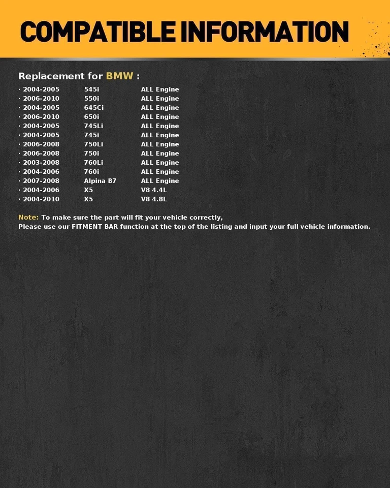 Starter for BMW 545i 550i 745i 750i 760Li Alpina B7 X5 2004 2005 2006 2007-2010 Foto 2 de 4