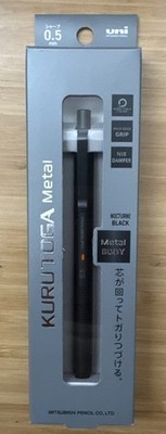 Mitsubishi UNI KURU TOGA METAL  Mechanical Pencil 0.5mm Nocturne Black M5-KH