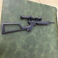 Vintage Crosman Model 1322 Pump .22 Cal Pellet Pistol W / Scope