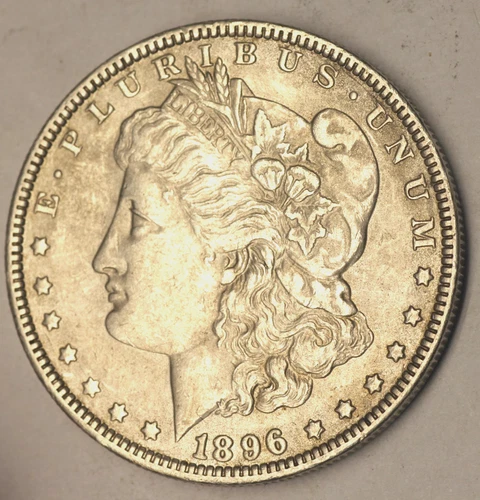 1896-O $1 Morgan Silver Dollar in Choice AU Condition Vam 21